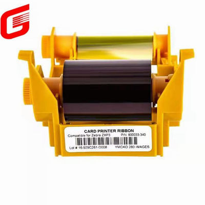 Zebra ZXP série 3 Imprimante 800033-340 YMCKO Ruban couleur 280 impressions pour l'imprimante de cartes