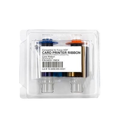 1 Vitesse d'impression couleur HDP5000 YMCK Ruban couleur 84051 pour l'imprimante de carte d'identité Fargo HDP5000