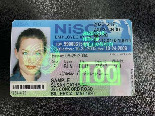 Rastre UV compatible pour l'imprimante de cartes d'identité en PVC de la série Hiti/Magicard/Evolis/Datacard/Zebra