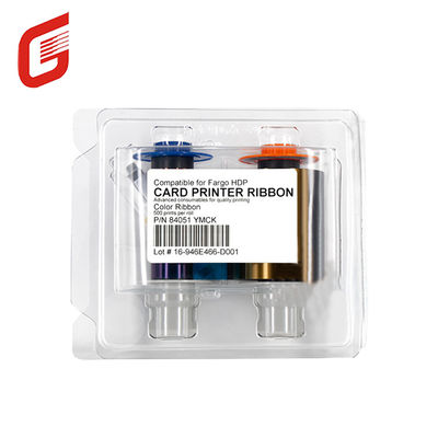 Fargo HDP 5000 ruban d'imprimante de cartes en PVC en couleur YMCK avec du nylon durable