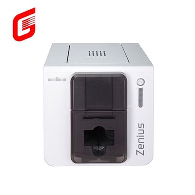 Evolis Zenius Imprimante de cartes d'identité en PVC 195 x 205 x 315 mm Noir Vitesse d'impression 400-500 cartes/heure