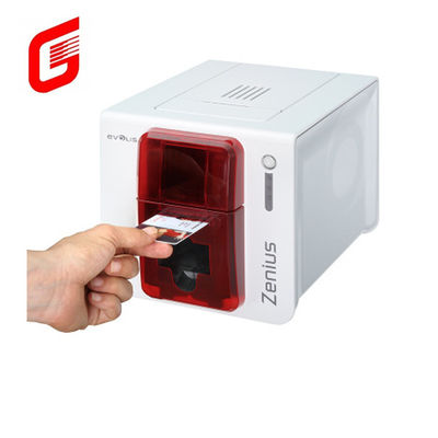 Imprimante à carte d'identité en PVC monocoque à haute vitesse couleur YMCKO Evolis Zenius pour cartes CR80