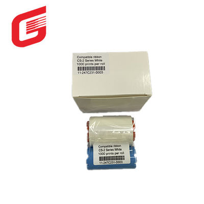 Imprimante de cartes CS-2 HITI Série de rubans compatibles Machine d'impression de cartes de visite blanches Consommables accessoires d'imprimante de cartes