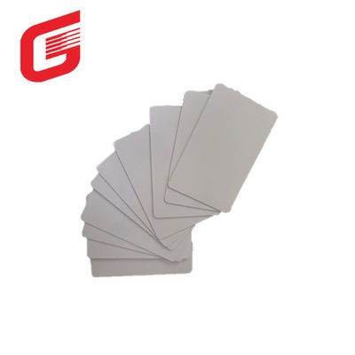 Vente personnalisée CR80 plastique en blanc teslin ic puce carte de visite