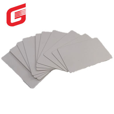 Vente personnalisée CR80 plastique en blanc teslin ic puce carte de visite