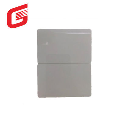 Vente personnalisée CR80 plastique en blanc teslin ic puce carte de visite