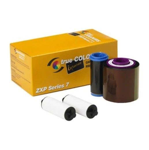 NO Private Mold Zebra YMCKO Ruban 800077-742 pour l'imprimante à cartes de la série 7 de ZXP 750 Images
