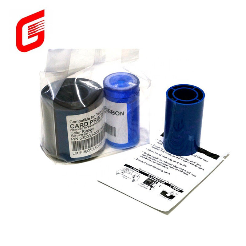 Imprimante de cartes de données compatible YMCKT ruban de couleur 535000-003 pour l'impression professionnelle
