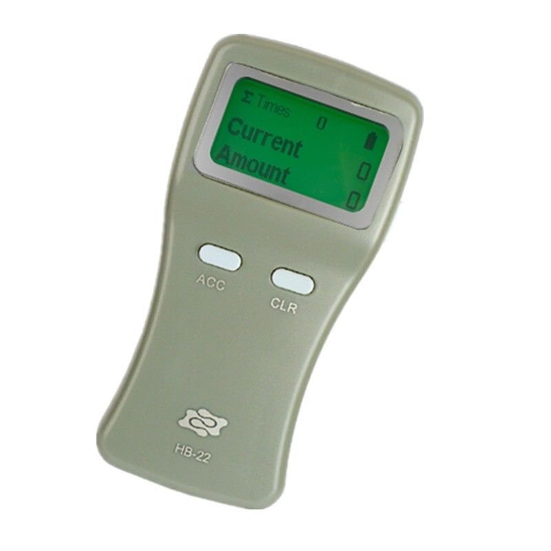 HB-22 Compteur de carte à puce en plastique avec écran LCD graphique et épaisseur de carte de 0,25 mm