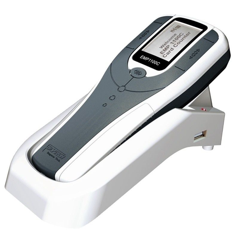Installation externe EMP1100C Compteur de cartes en PVC portable transparent et intelligent pour les entreprises