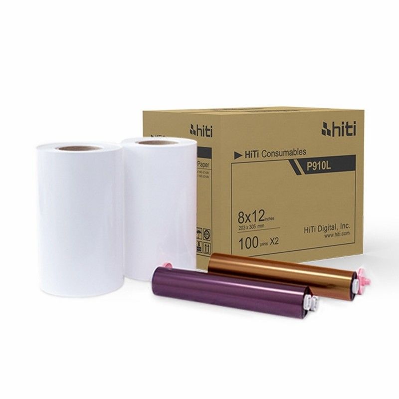 P910 Produits de consommation d'imprimante photo 8*12 Kit papier et ruban pour un résultat professionnel