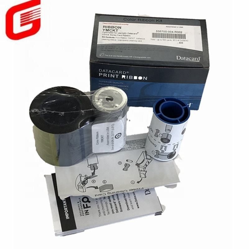 CD800 Imprimante compatible 535700-004 R002 YMCKT Ruban pour une perfection des couleurs