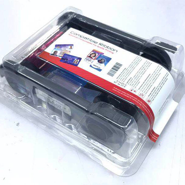 Excellent ruban couleur YMCKO compatible Evolis R5F008S13 pour les exigences d'impression en volume