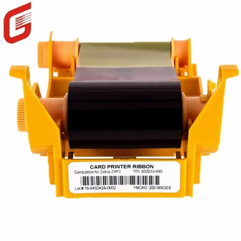 Taille de carton 57X32X28.5 cm 800033-840 Ruban compatible YMCKO Pour l'imprimante ZXP3 Zebra