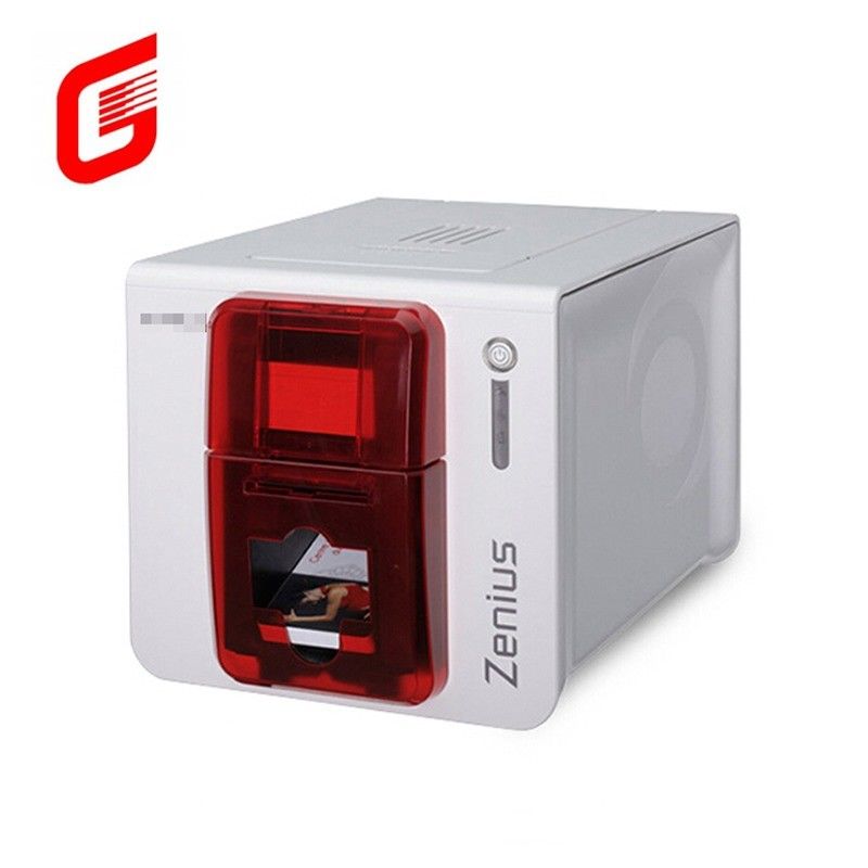 Imprimante à carte d'identité en PVC monocoque à haute vitesse couleur YMCKO Evolis Zenius pour cartes CR80