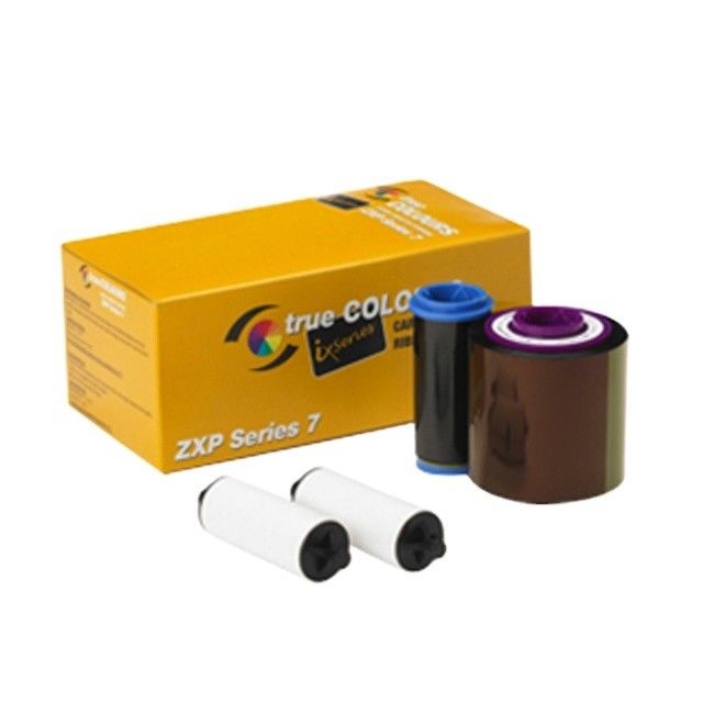 Compatible YMCKO Ruban couleur 2000 Impressions pour l'imprimante de cartes 800077-761 de la série 7 Zebra zxp